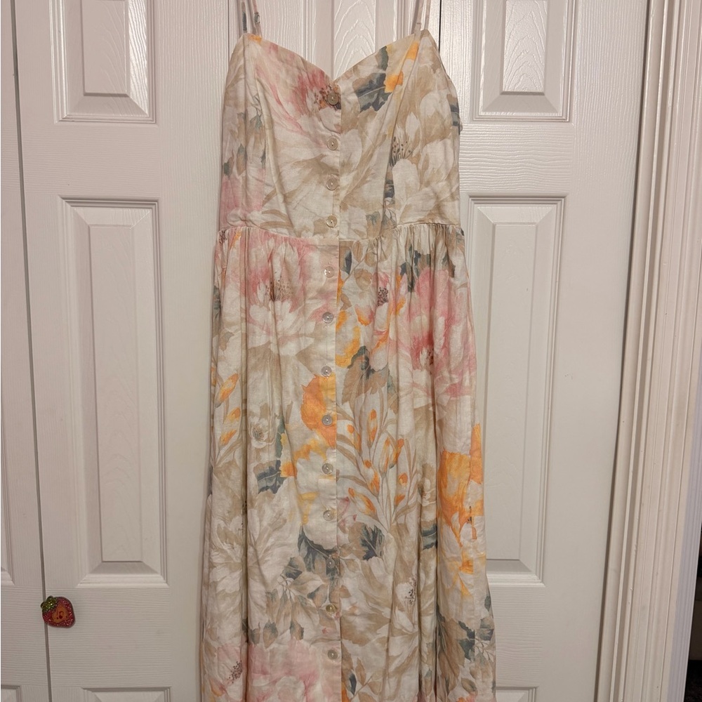H&M Multicolor Smocked Dress